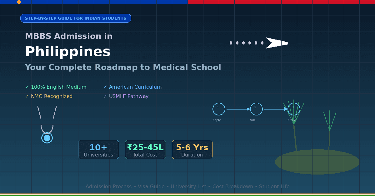 How to Get MBBS Admission in Philippines - Step-by-Step Guide for Indian Students